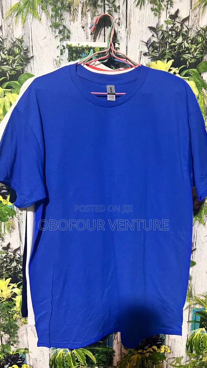Cotton Plain Round Neck From USA 