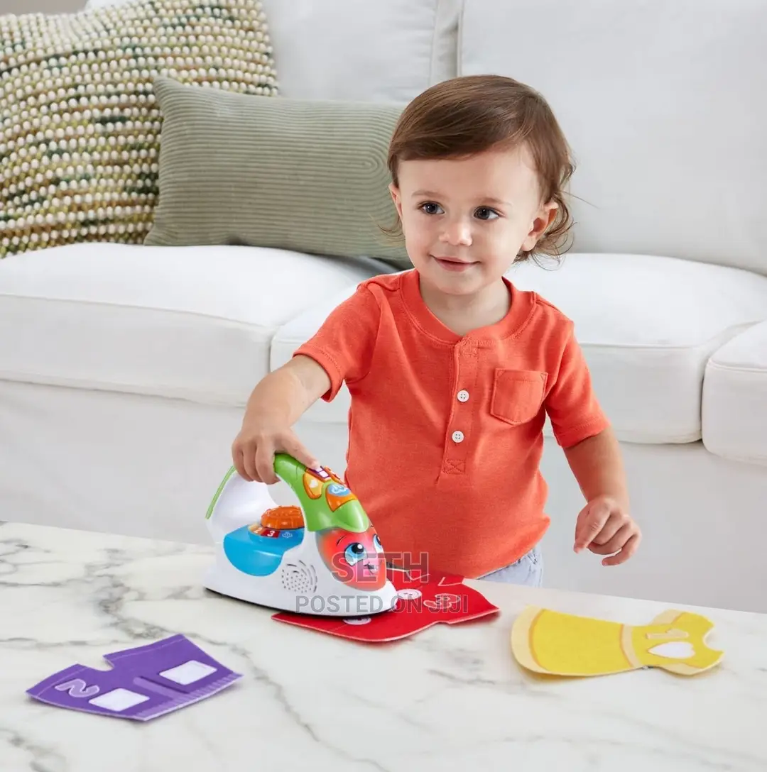 Children Kids Iron Leapfrog Ironing Time Learning Set