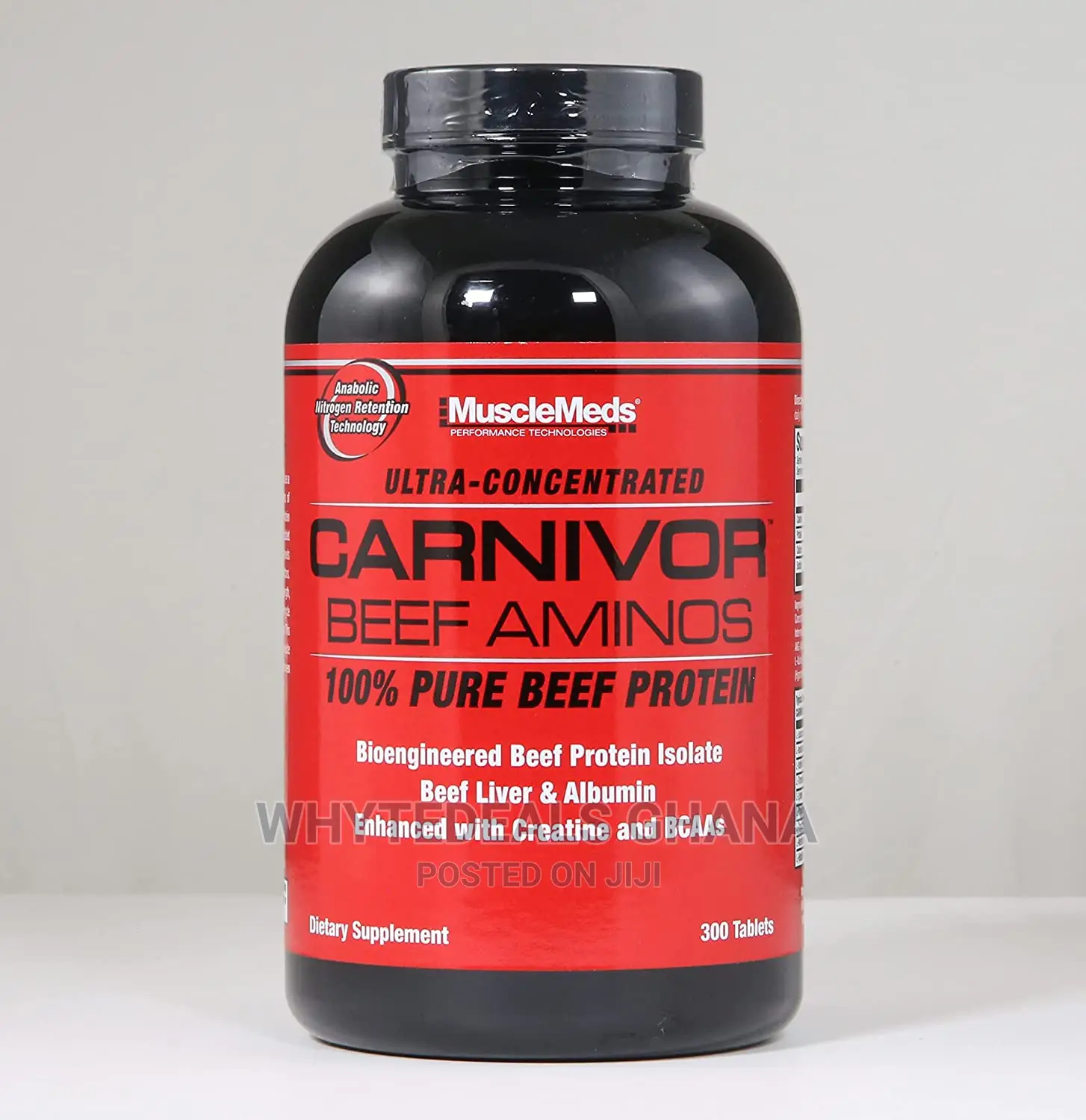 Musclemeds Carnivor Beef Aminos, Protein Isolate, Creatine
