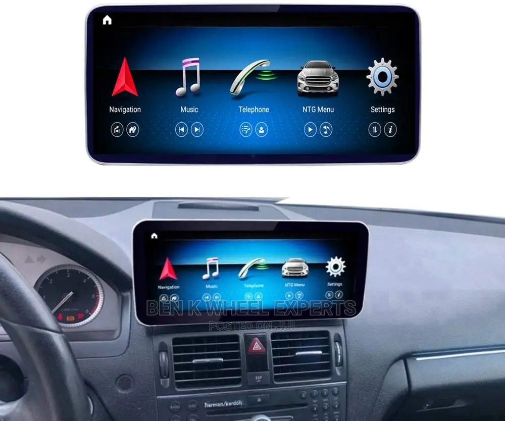 Mercedes Benz C Class Android Carplay Screen