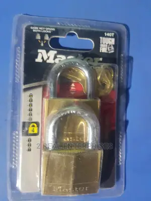 Master Lock 2 Padlocks One Key Strength 4 140t