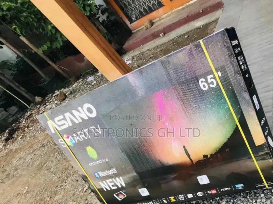 Stay Entertained With Asaon 65 Inches Smart Android Tv. 