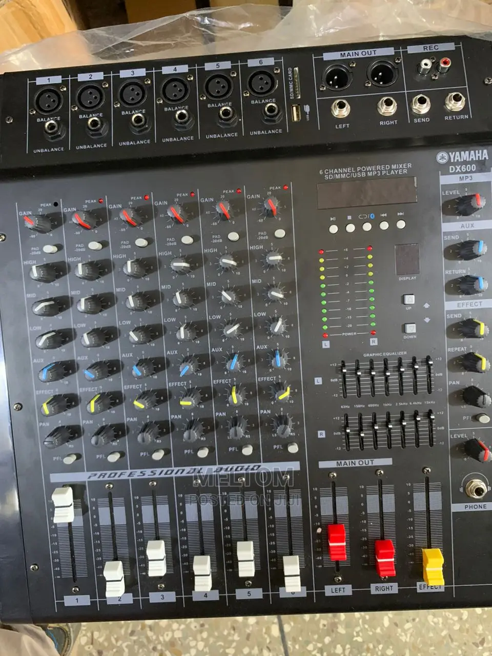 Yamaha 6channels Powered Amplifier Mixer