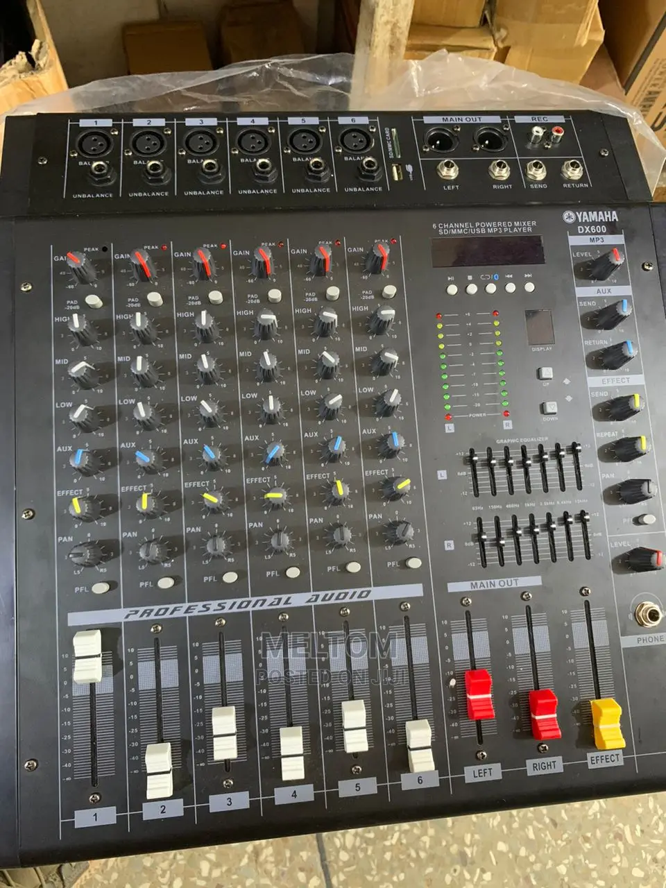 Yamaha 6channels Powered Amplifier Mixer