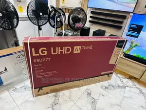 10gig Home of Electronics Tv LG UHD SMART UP77 65”