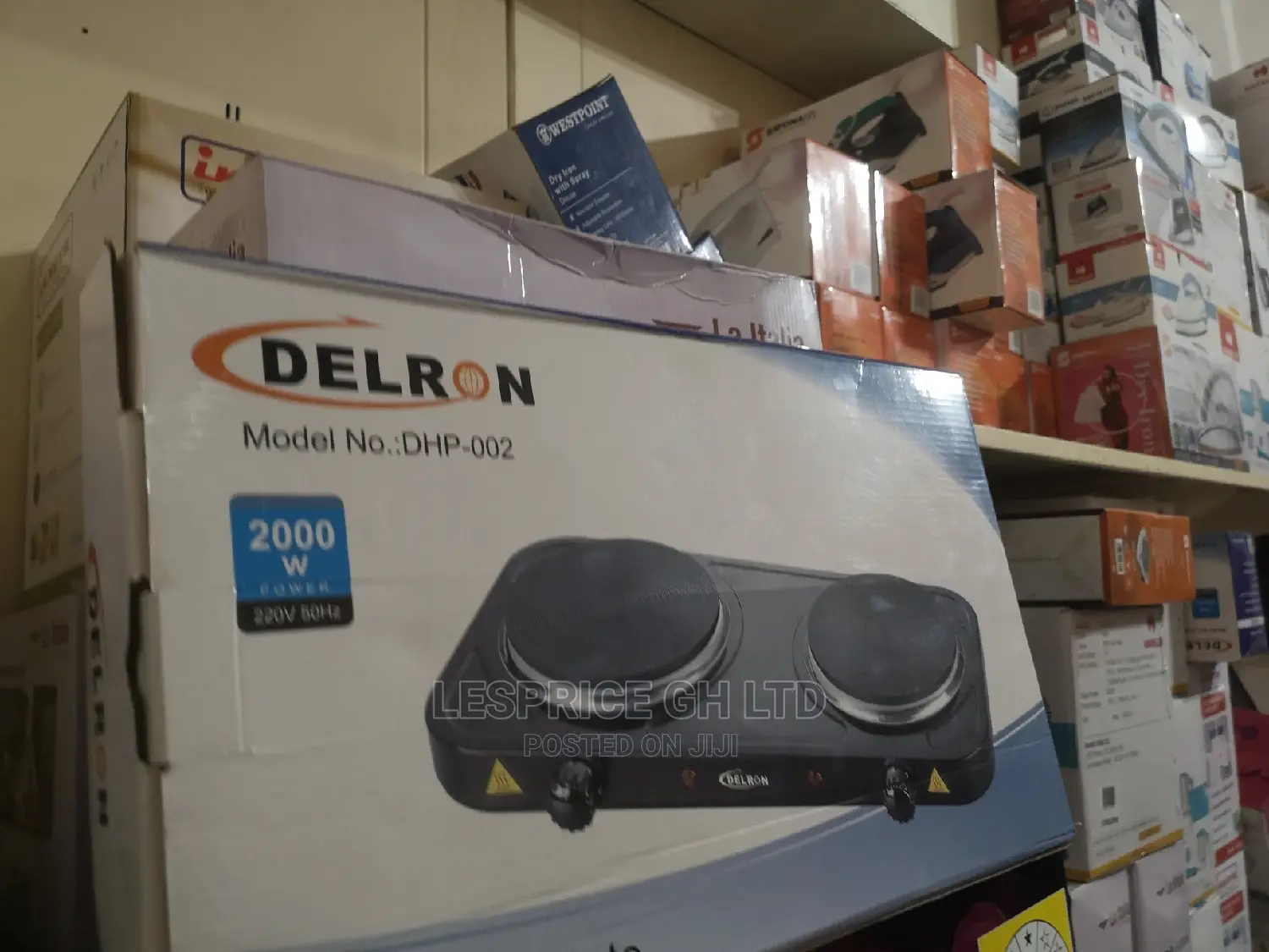 Delron DHP- 2 Burner Hot Plate – 2000W