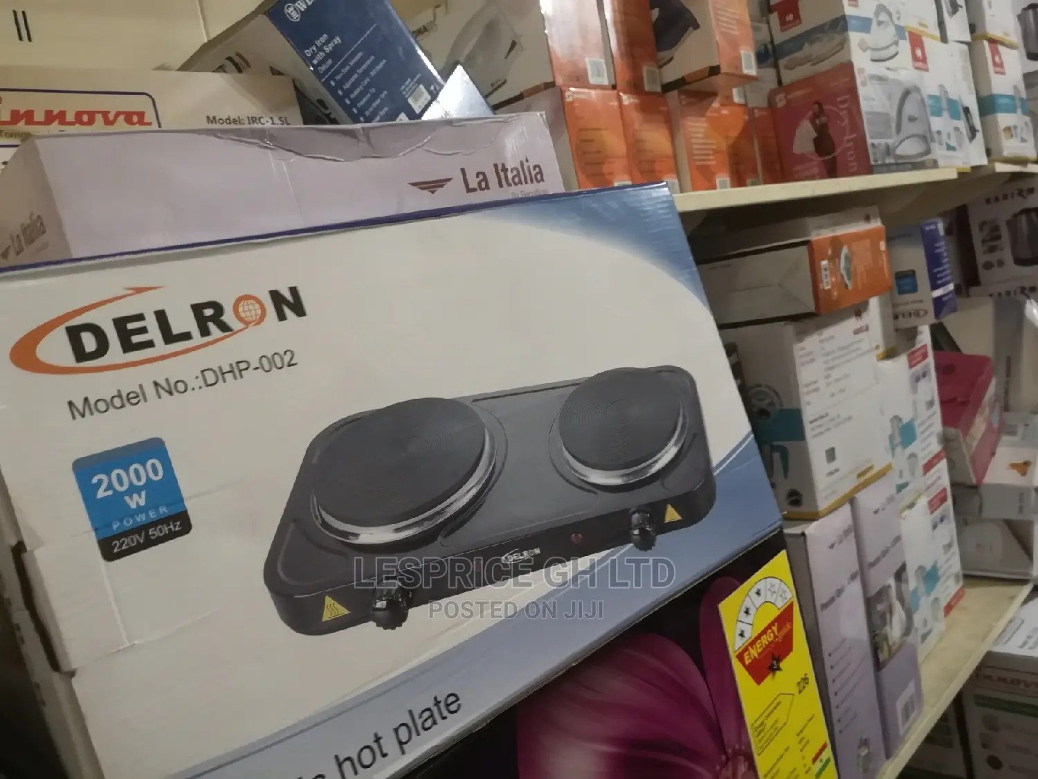 Delron DHP- 2 Burner Hot Plate – 2000W