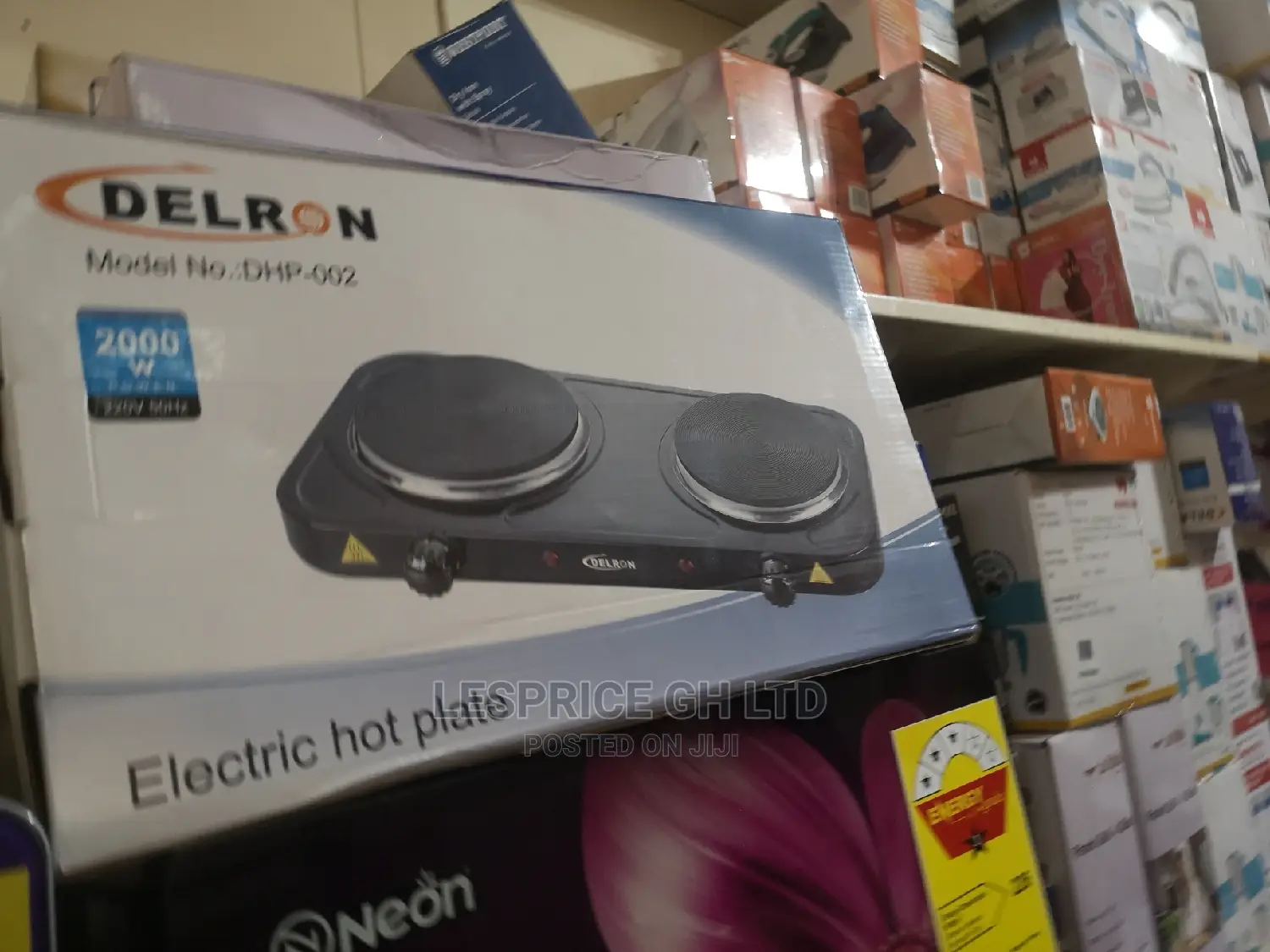 Delron DHP- 2 Burner Hot Plate – 2000W