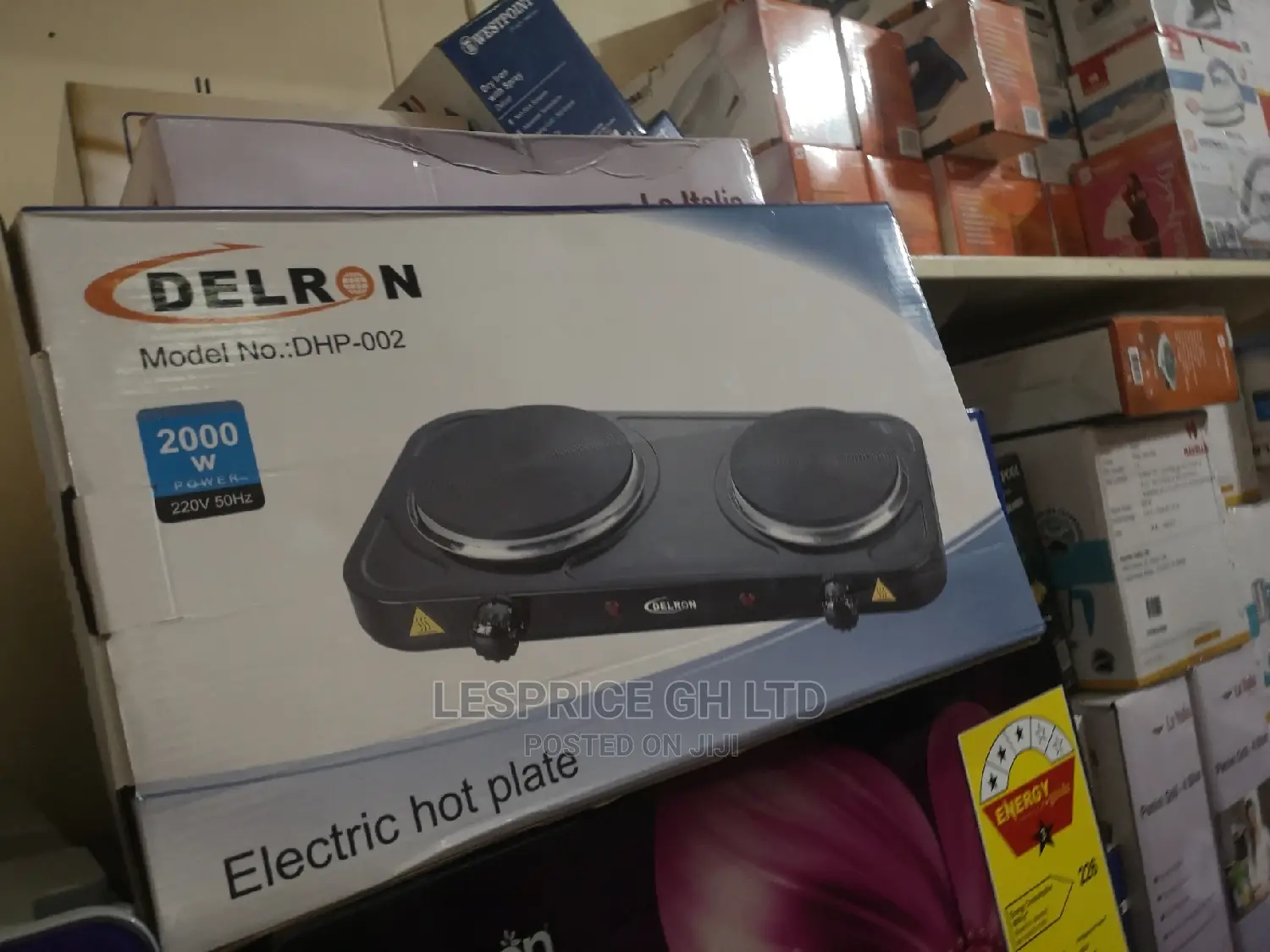 Delron DHP- 2 Burner Hot Plate – 2000W