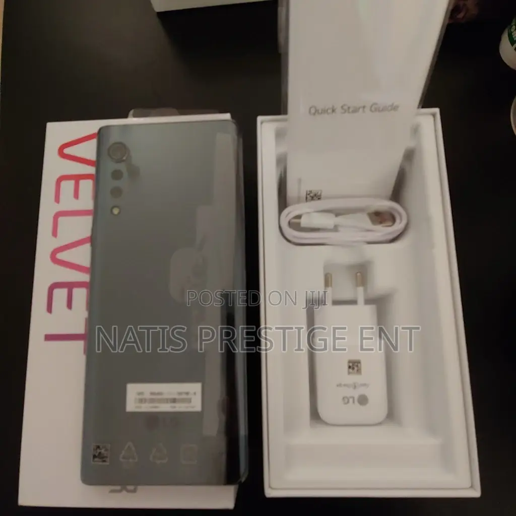 New LG Velvet 5G 128 GB White