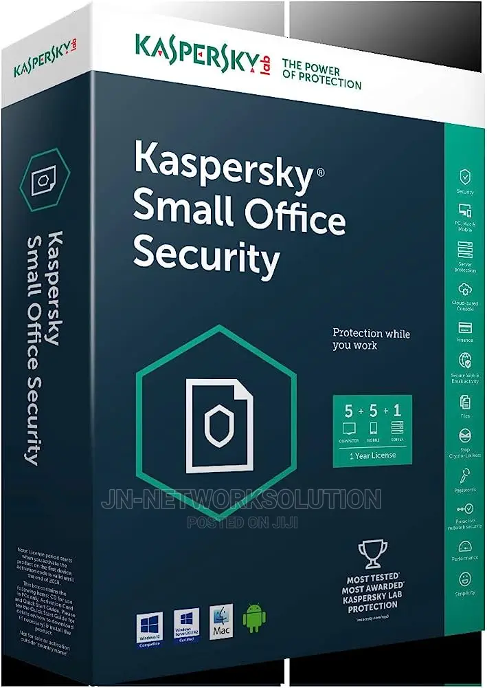 Kaspersky Small Office Security 5 Users 1 Year Global Key
