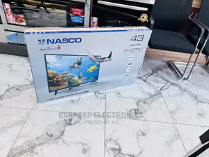 10gig Home of Electronics Nasco Tv FHD Satellite 43” Tv
