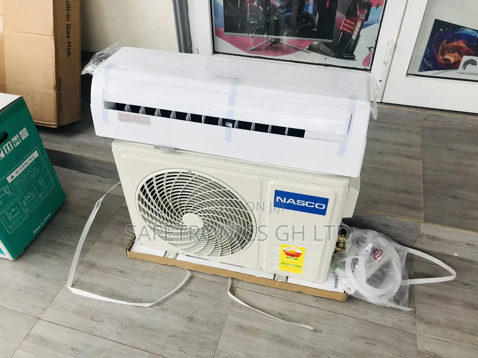 Split R410 Gas Auto Cleaning Nasco 1.5hp Airconditioner