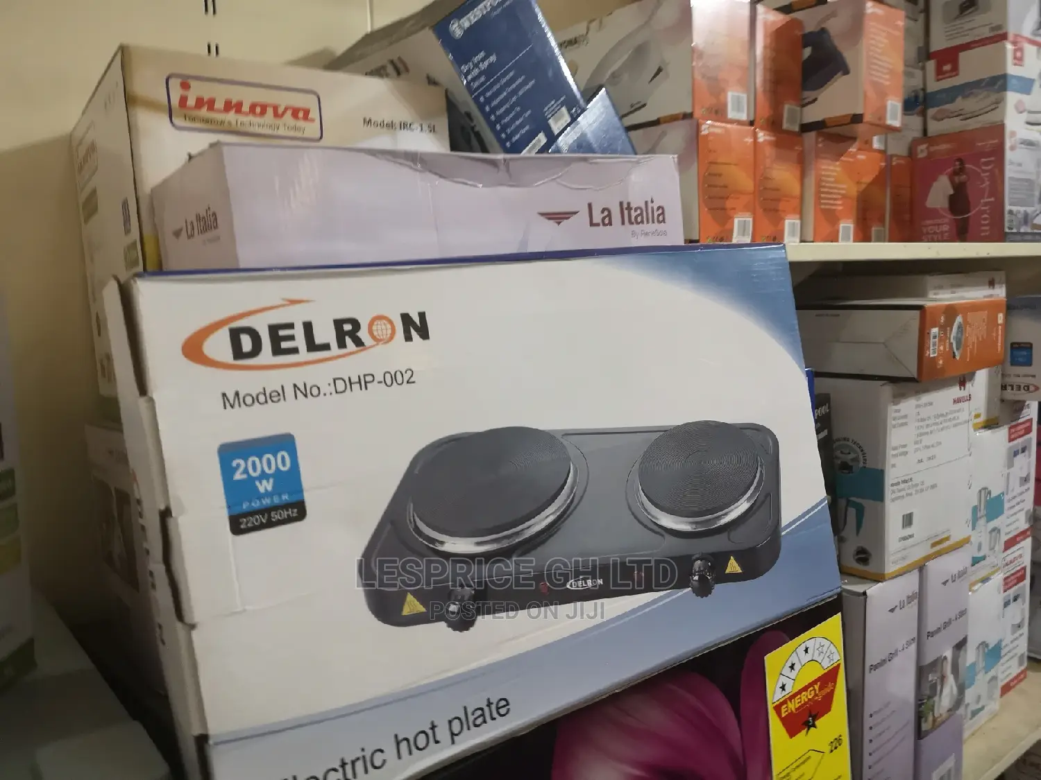 Delron DHP- 2 Burner Hot Plate – 2000W
