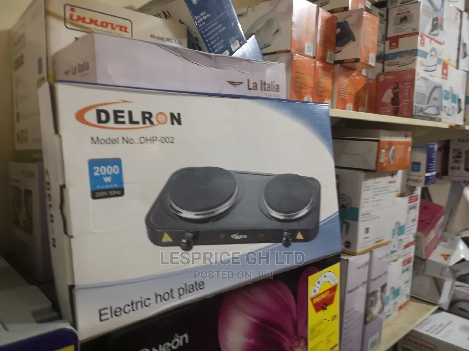 Delron DHP- 2 Burner Hot Plate – 2000W