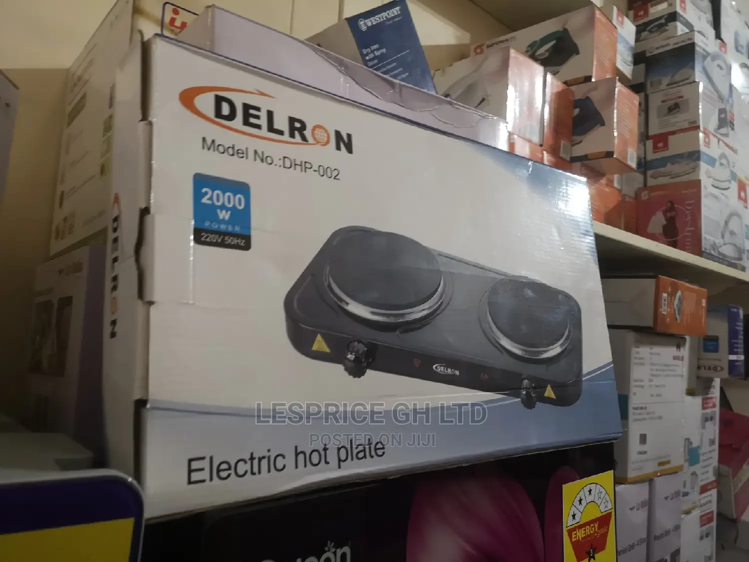 Delron DHP- 2 Burner Hot Plate – 2000W