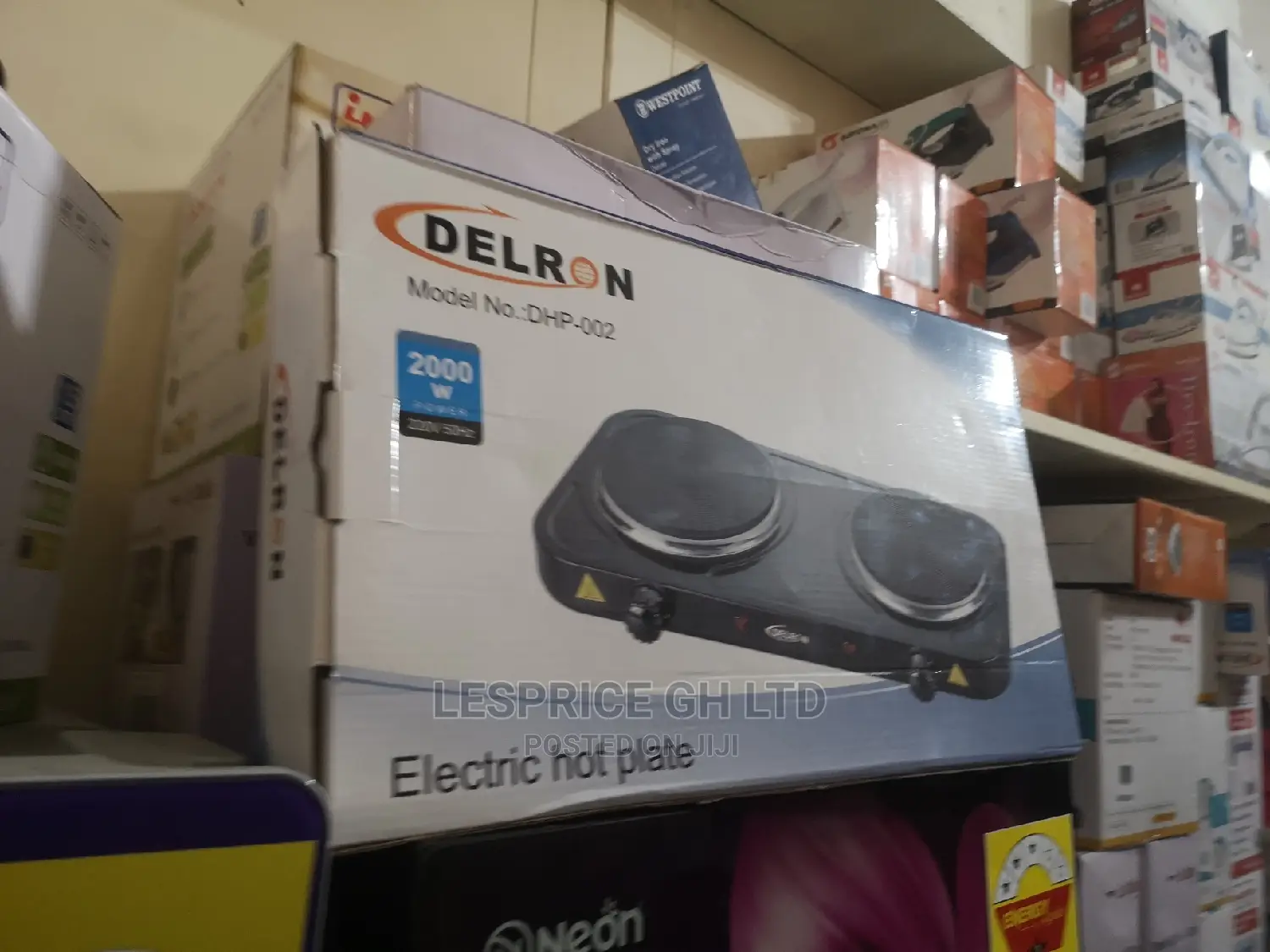 Delron DHP- 2 Burner Hot Plate – 2000W