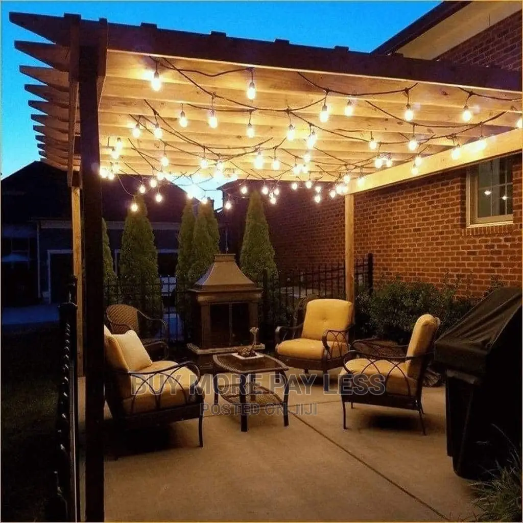 Pergola Bulb Strings 10meters Bulb Strings for Pergola