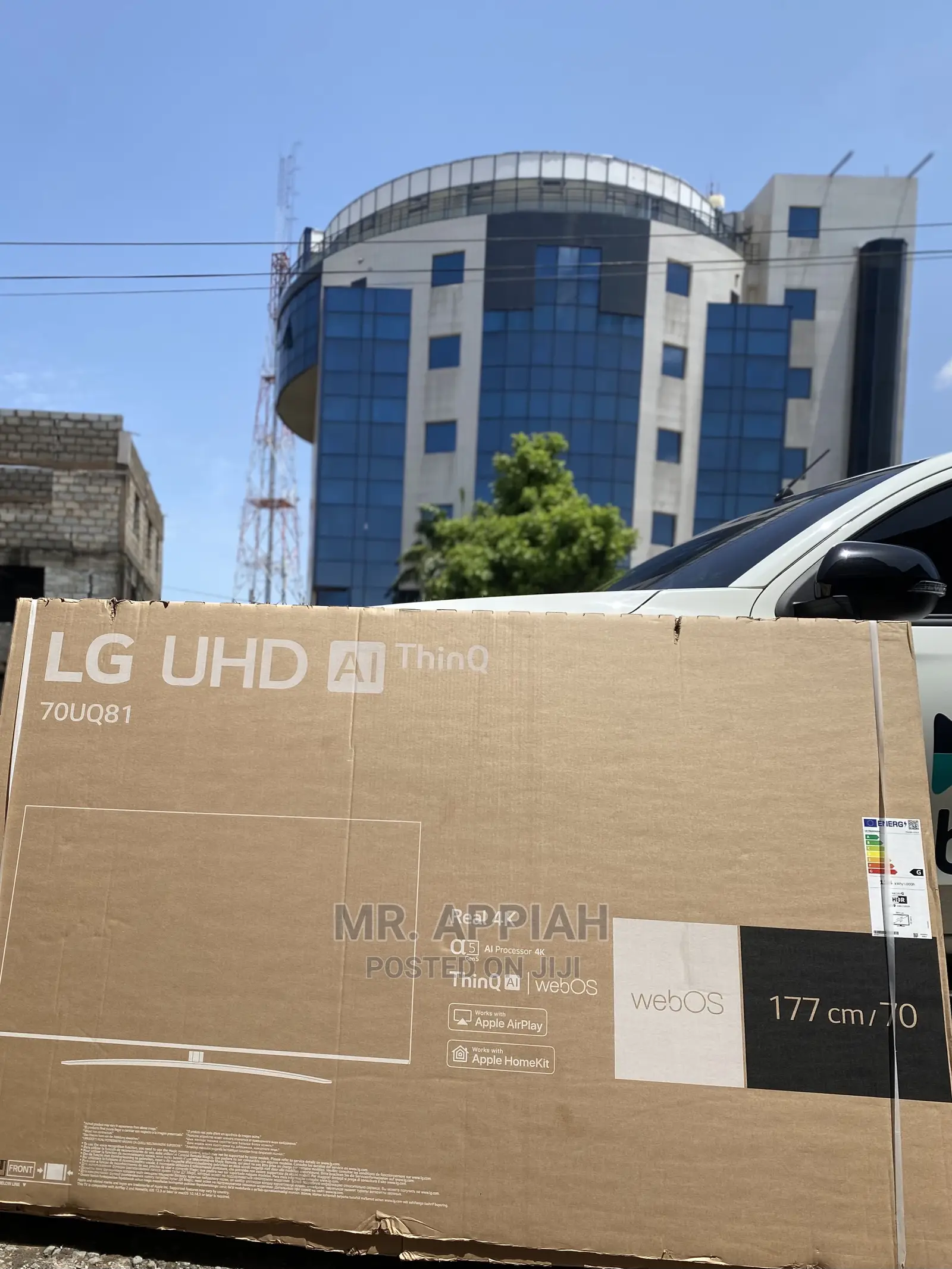 Authentic LG UHD Ai Thinq Smart LED Tv(70UQ8100)Black,