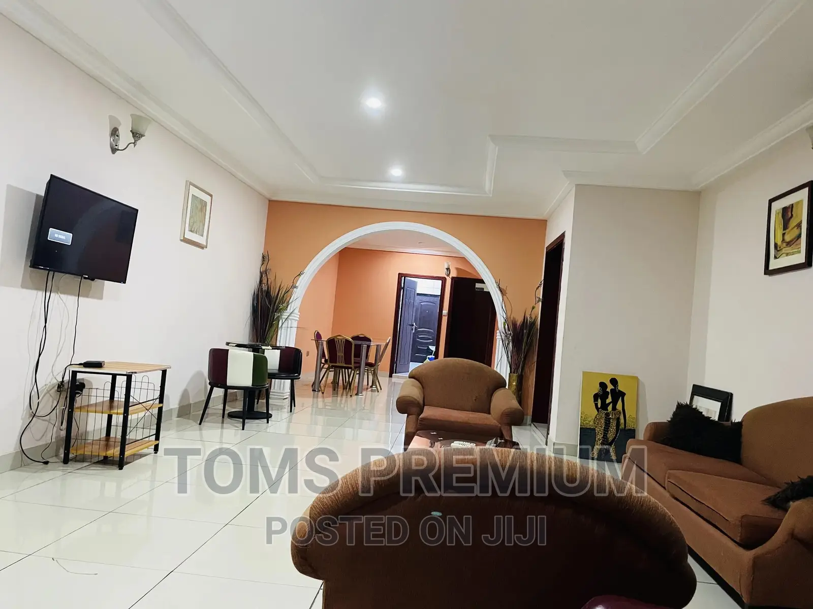 Furnished 3bdrm Apartment in Adjiriganor, East Legon for rent