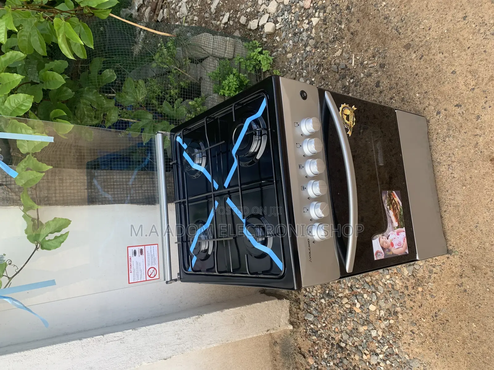 Find Volcano 5C.BR-GL 4 Burners 50x50 With Grill and Oven