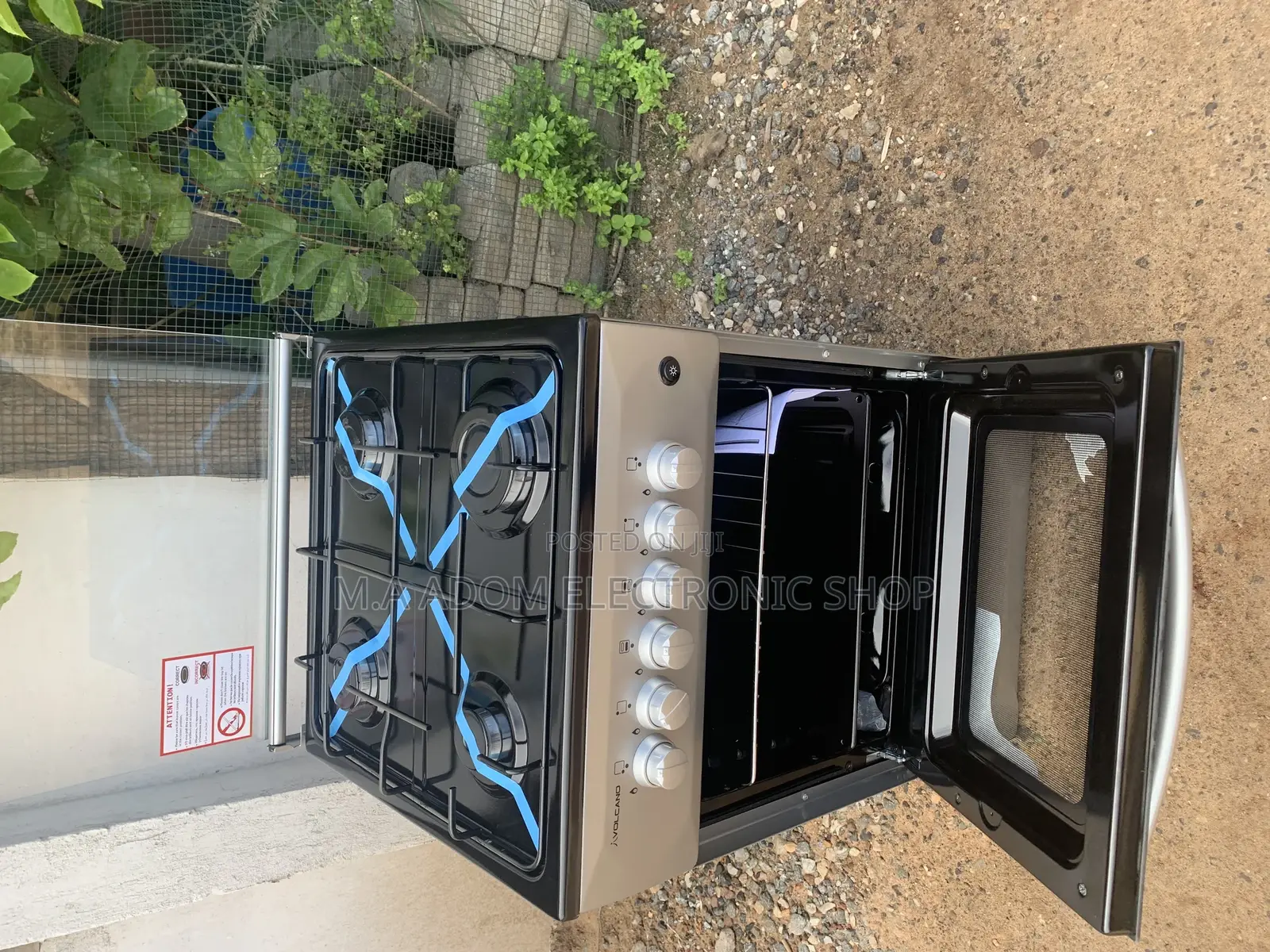 Pick Up Volcano 5C.BR-GL 4 Burners 50x50 With Grill and Oven