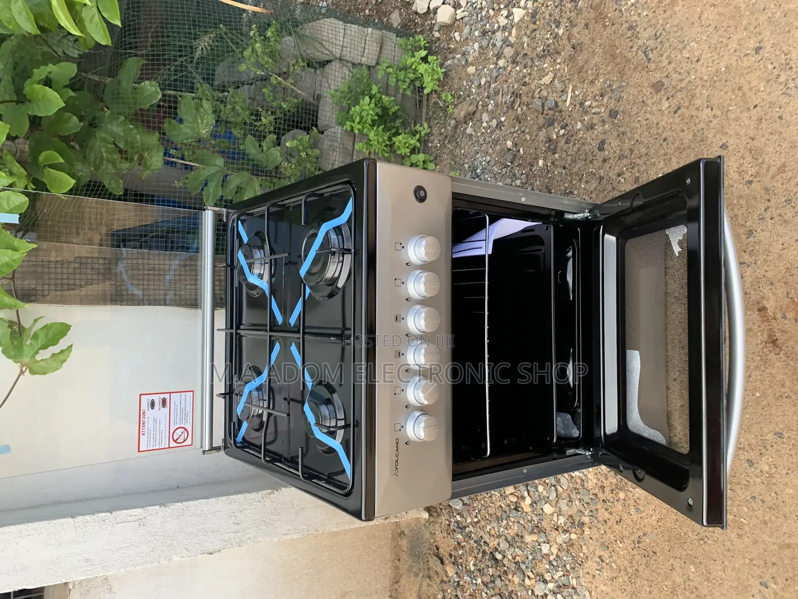 Top Notch Volcano 4 Burners 50x50 Gas Stove With Grill