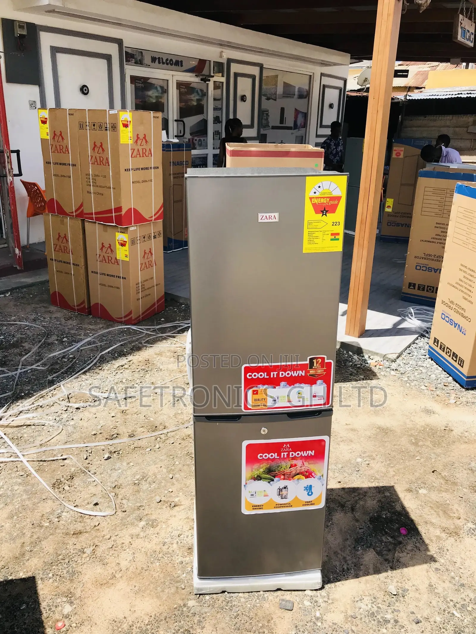 Zara240bf Doubledoor Fridge Bottomfreezer 
