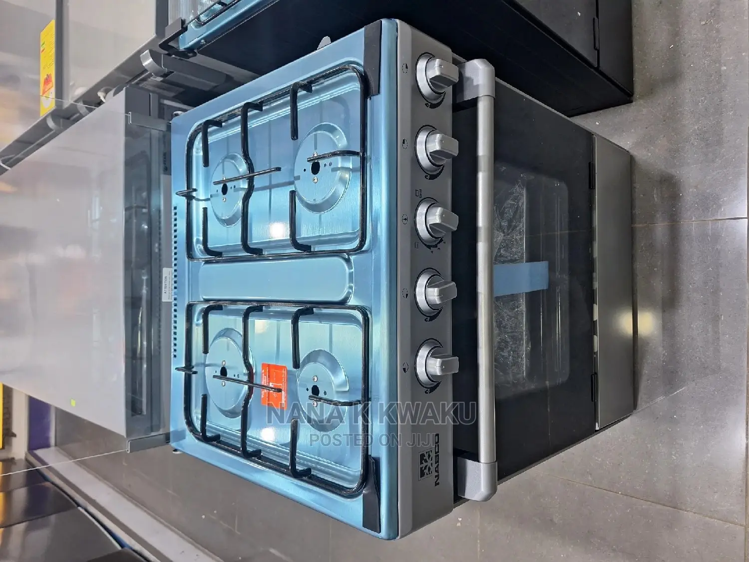 Nasco 4 Burners 60X60 Cooker With Oven Grill