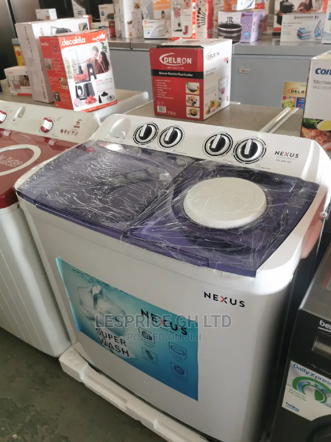 Nexus 12kg Semi Auto Washing Machine