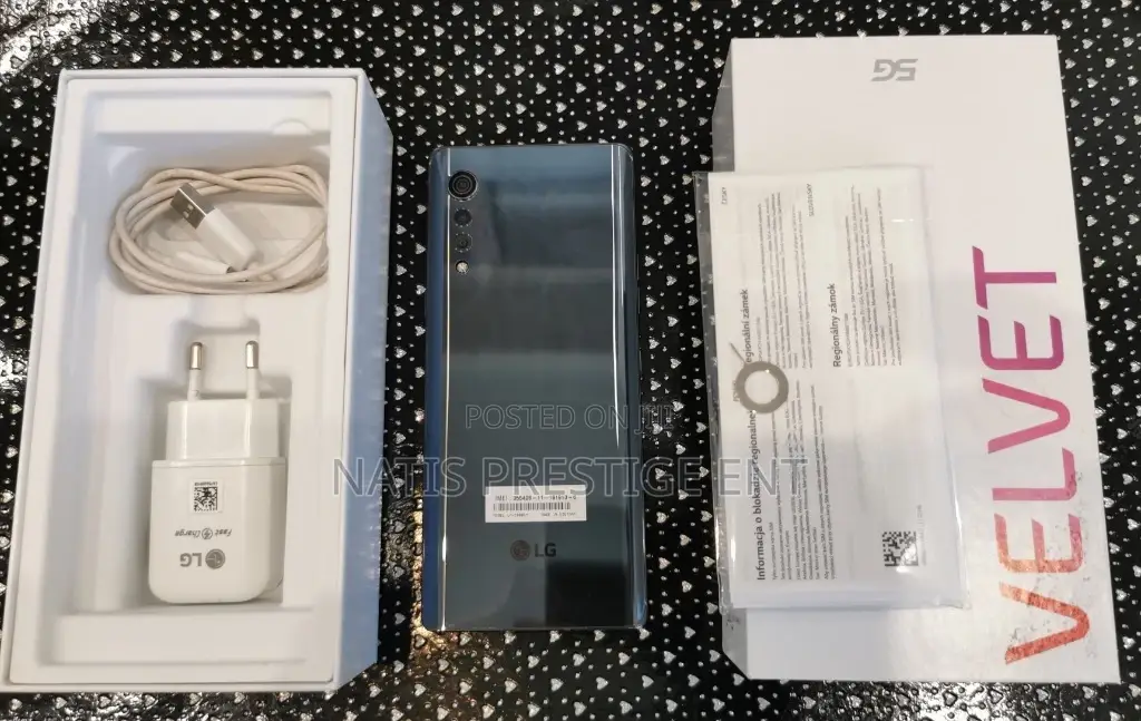 New LG Velvet 5G UW 128 GB Black
