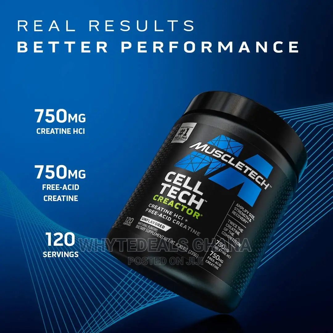 Muscletech Cell-Tech Creactor Muscle for BUILDER MEN WOMEN