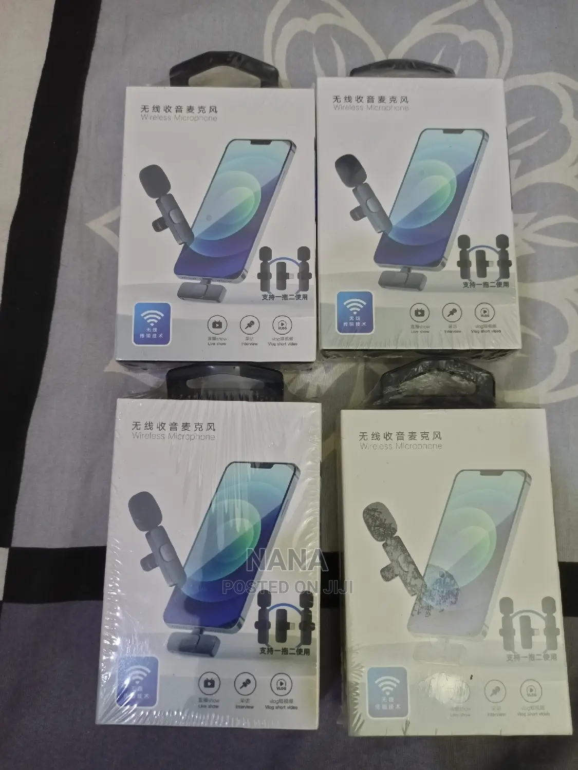 Wireless Double Microphone for iPhones and Android Phones