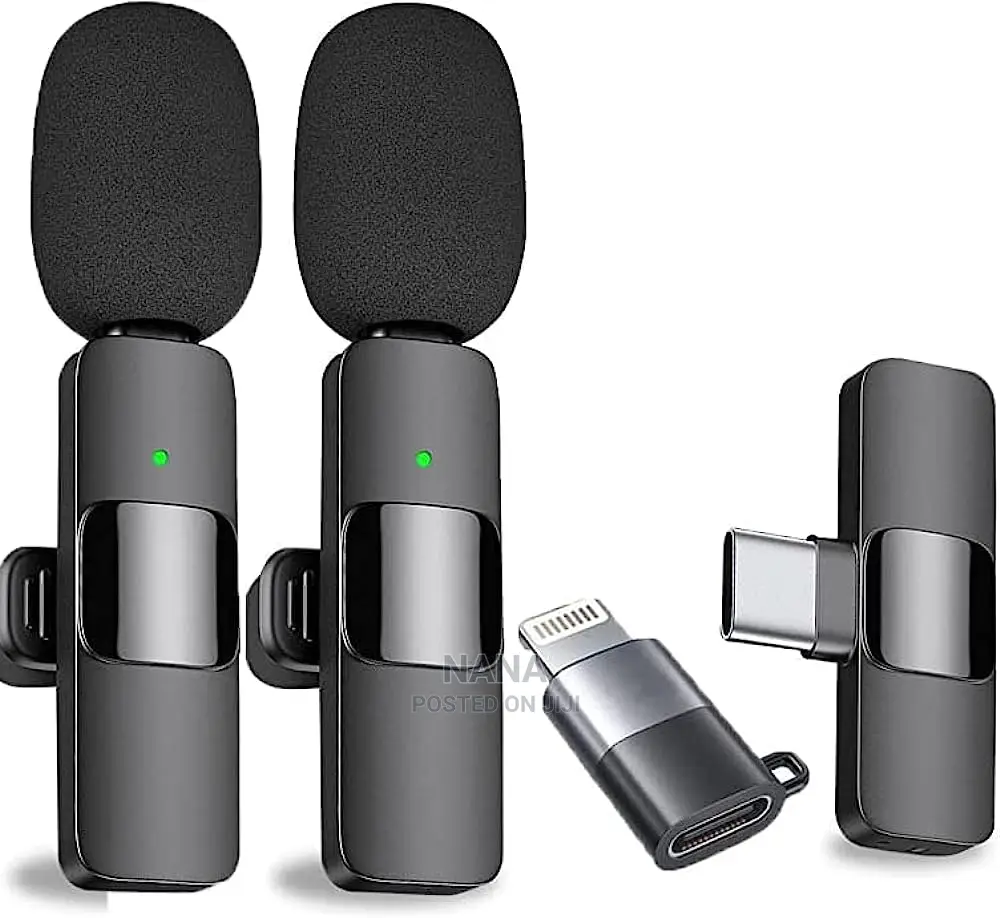 Wireless Double Microphone for iPhones and Android Phones