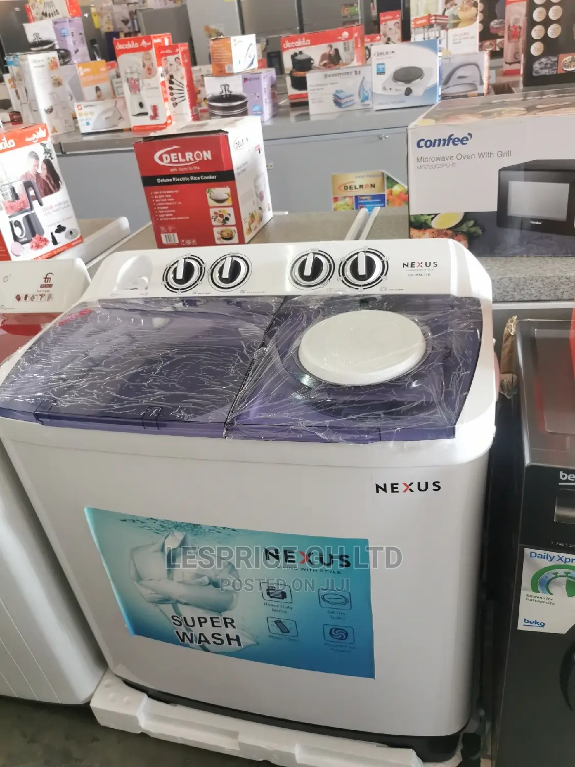 Nexus 12kg Semi Automatic Washing Machine