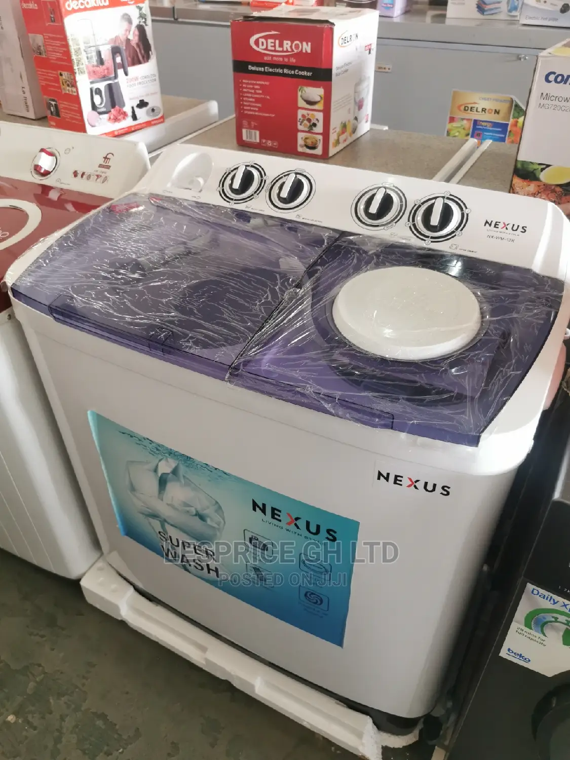 Cute Nexus 12kg Semi Automatic Washing Machine