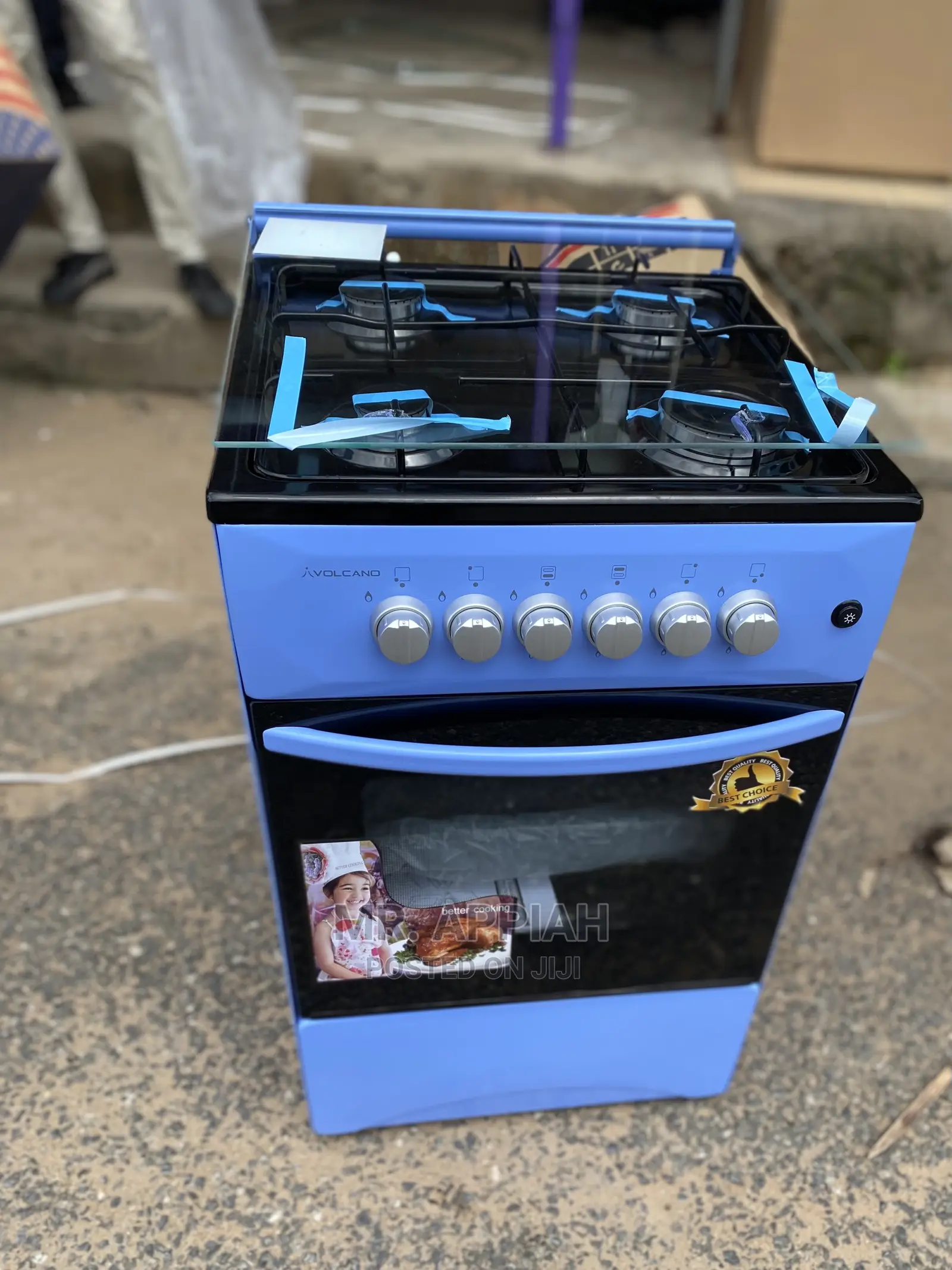Fresh in Box  50x50 Volcano 4gas Burner Cooker on Sale Now.
