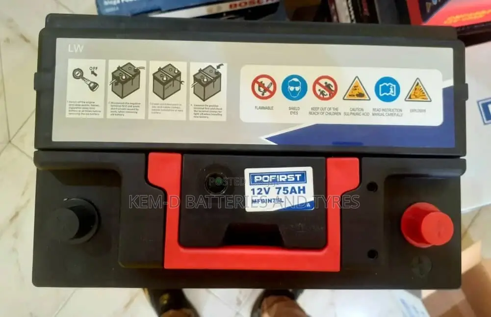 Pofirst Battery - 15 Plates - 75ah
