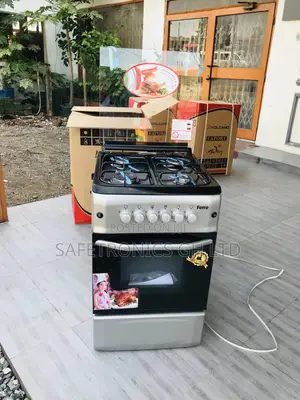 Adjustable 4 Gas Burner Legs Ferre 50x55 Oven With Grill 