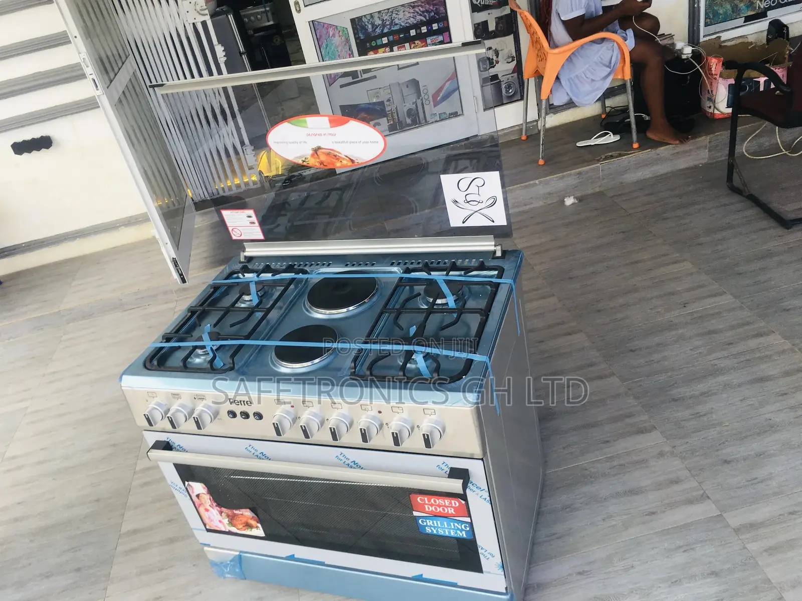 Reliable 4 Gas 2 Electric Ferre Cooker Oven Grill 60x90