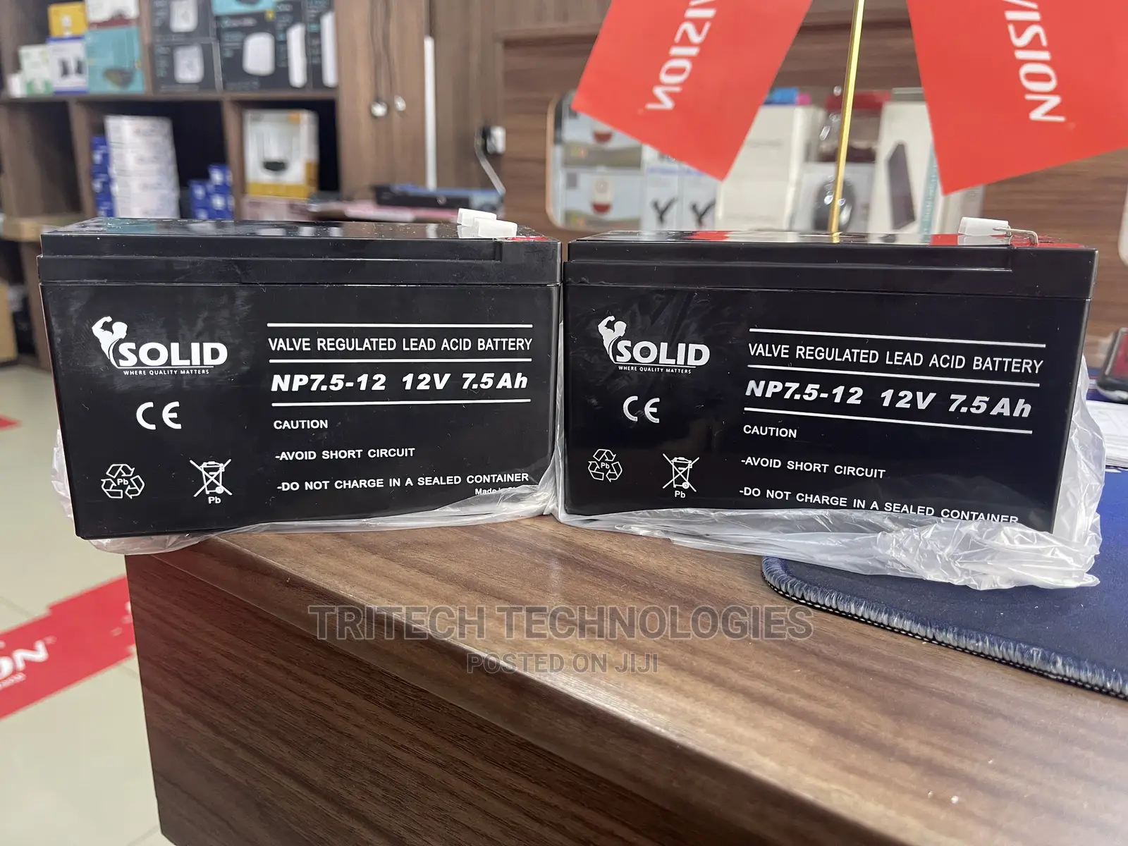 Solid Sealed 12v7a Led Acid Ups Battery