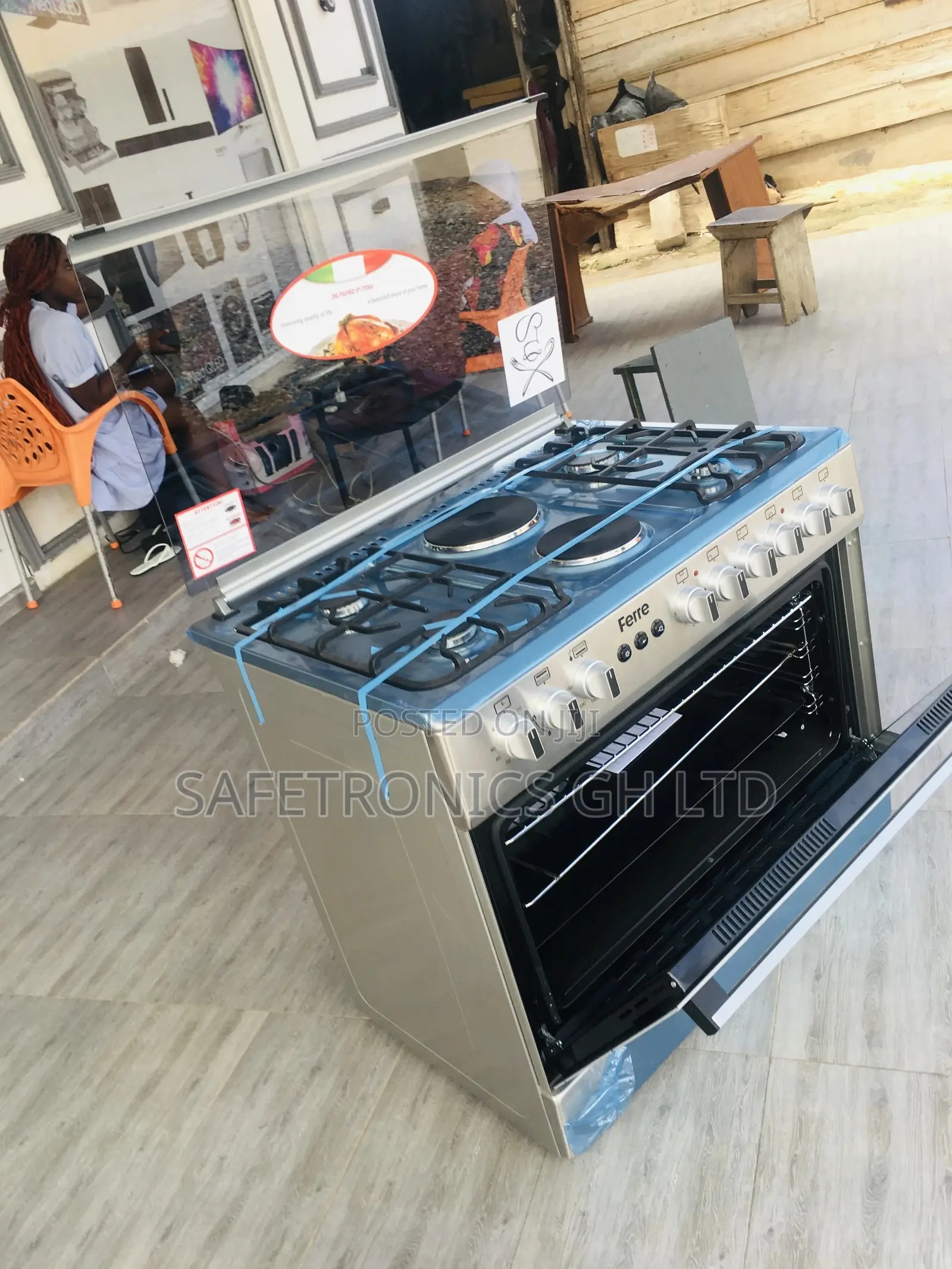 Call for 60x90 Ferre 4 Gas 2 Electric Cooker Oevn Grill 