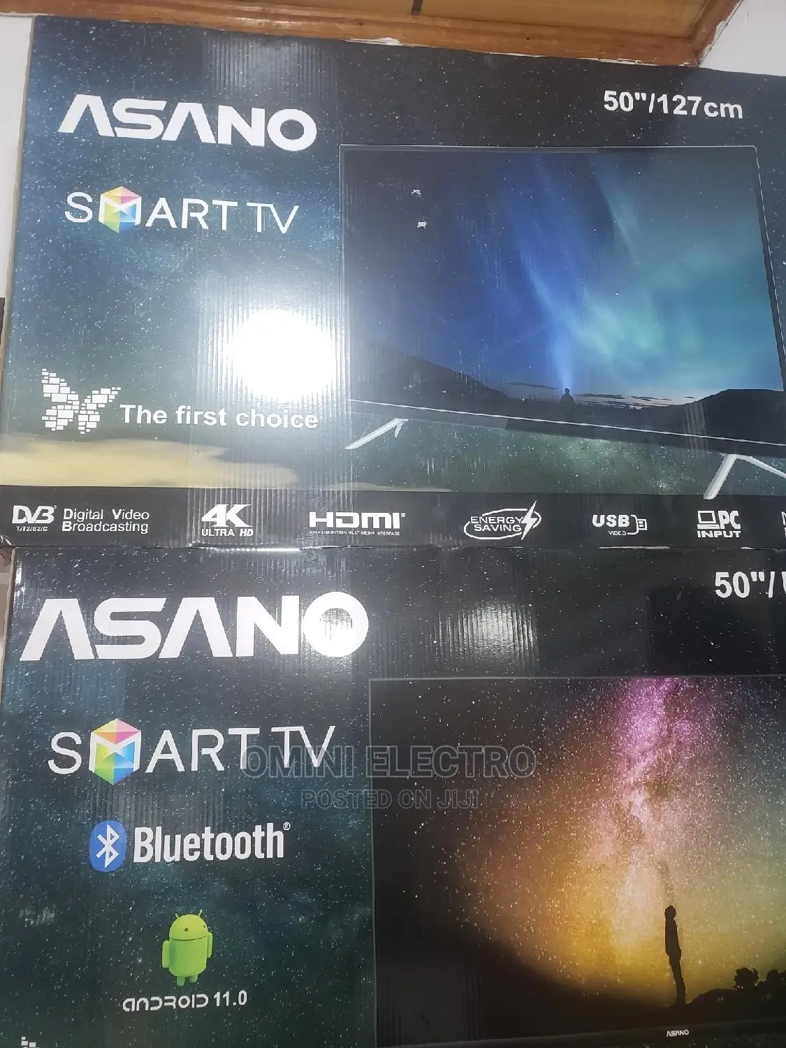 Brand New 50" Asano Smart Uhd Android Tv