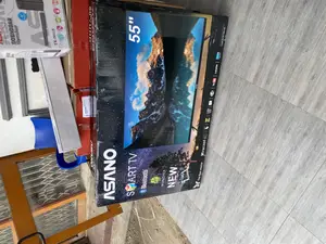 Asano 55 Inch Smart Uhd Tv Works Faster Saves Energy(Black)