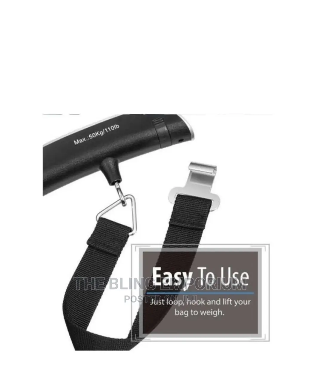 50kg X 10g LCD Digital Luggage Hand Held Weighing Scale