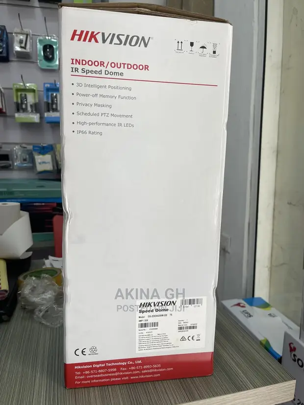 Hikvision 4mp Ip PTZ 25X IR Speed Dome Camera Ds-2de4425iw-D 7