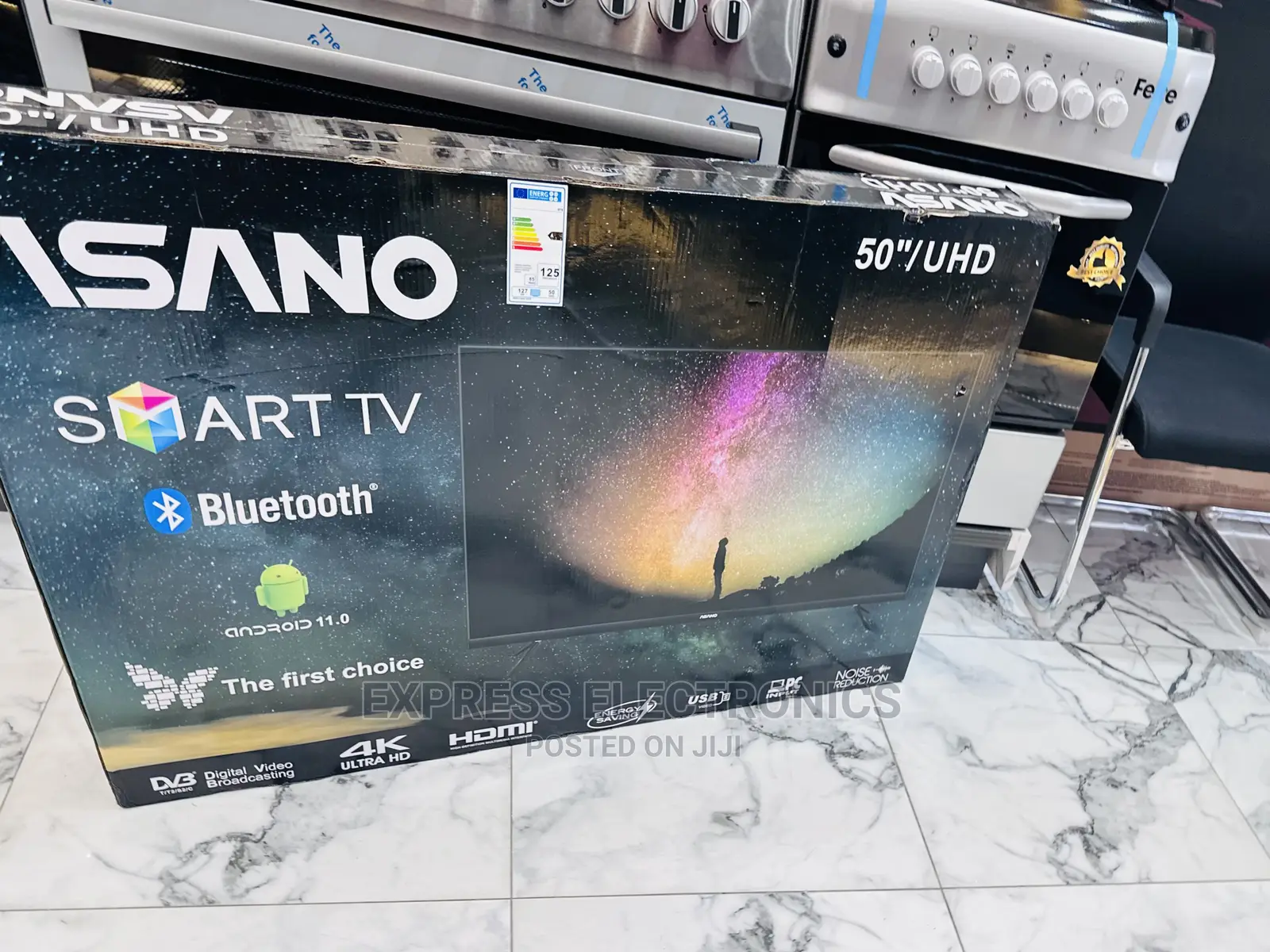1 Year Warranty on Asano Tv Uhd Smart 50”