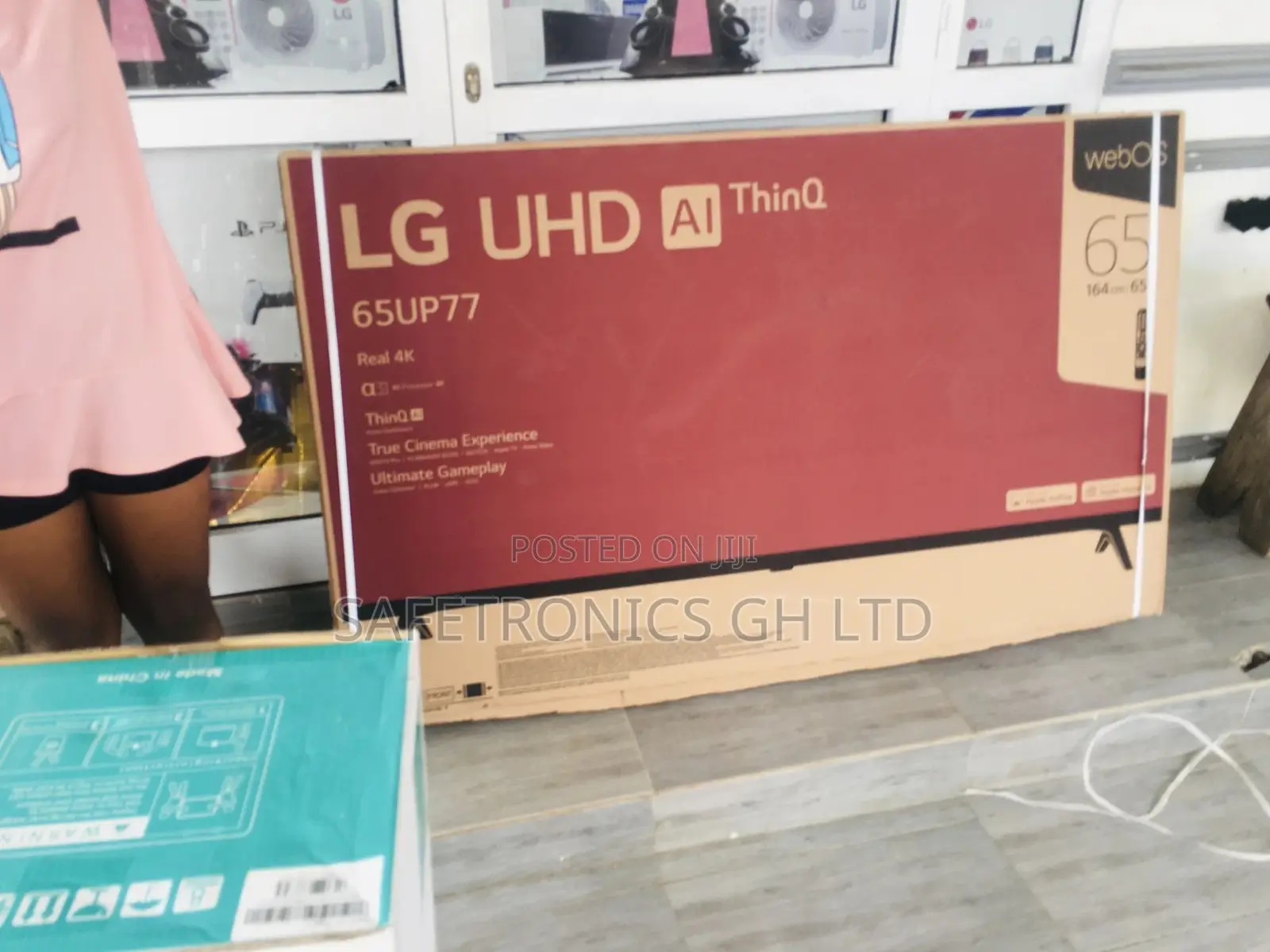 New UP77 65 Inches Glossy LED LG UHD Tv 