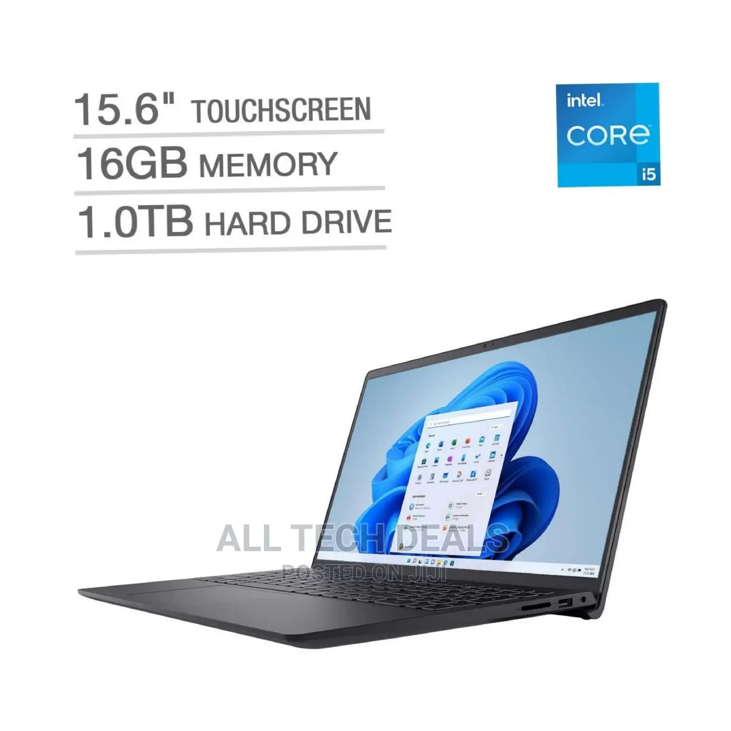 New Laptop Dell Inspiron 15 16GB Intel Core I5 HDD 1T