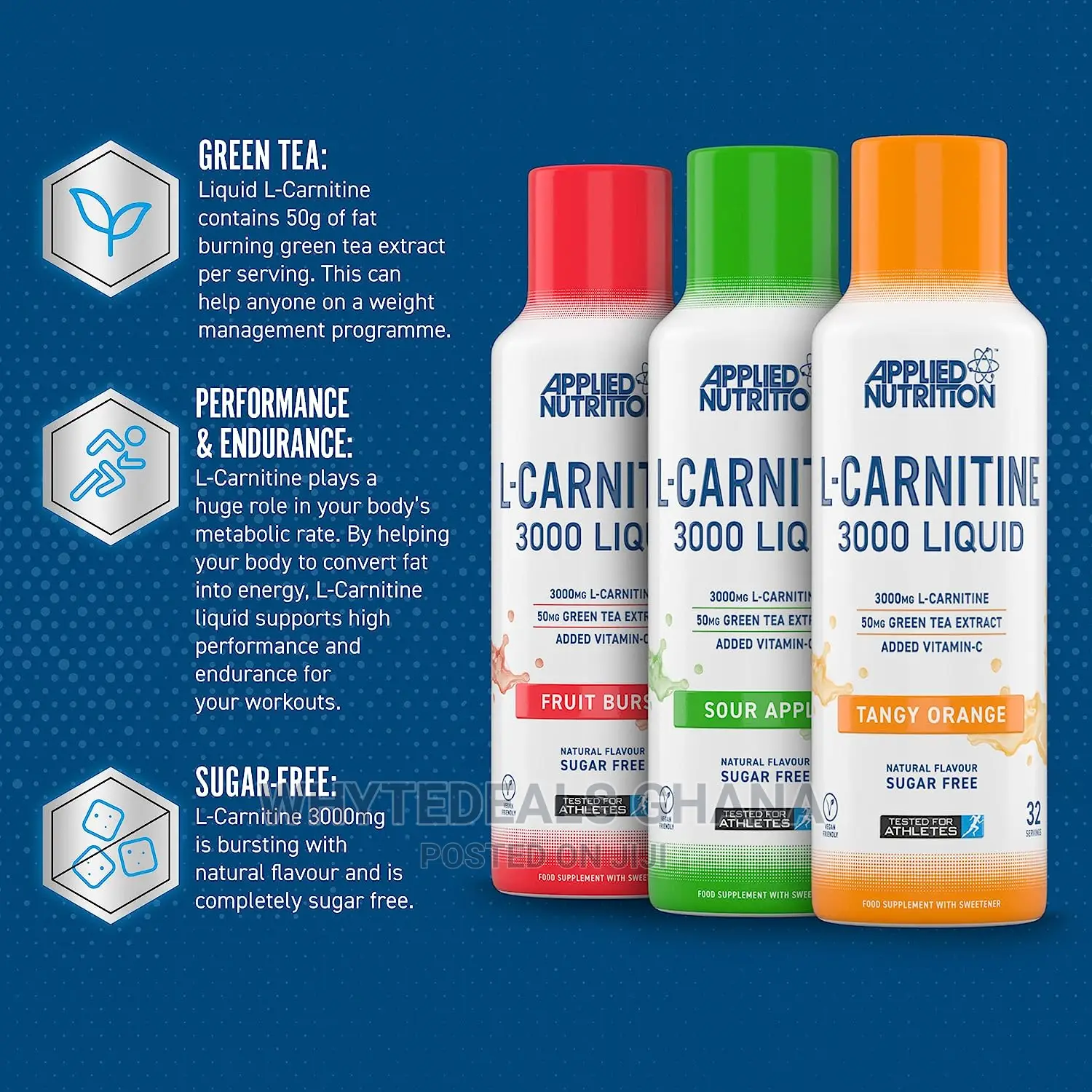 Applied Nutrition Weight Loss Fat Burner L-carnitine Liquid
